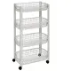 Carrello 4 Piani 5FIVE Bianco 46,5x26x78,8 cm