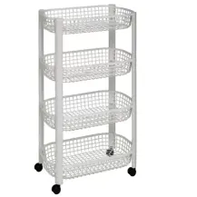 Carrello 4 Piani 5FIVE Bianco 46,5x26x78,8 cm