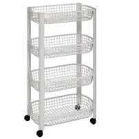 Carrello 4 Piani 5FIVE Bianco 46,5x26x78,8 cm