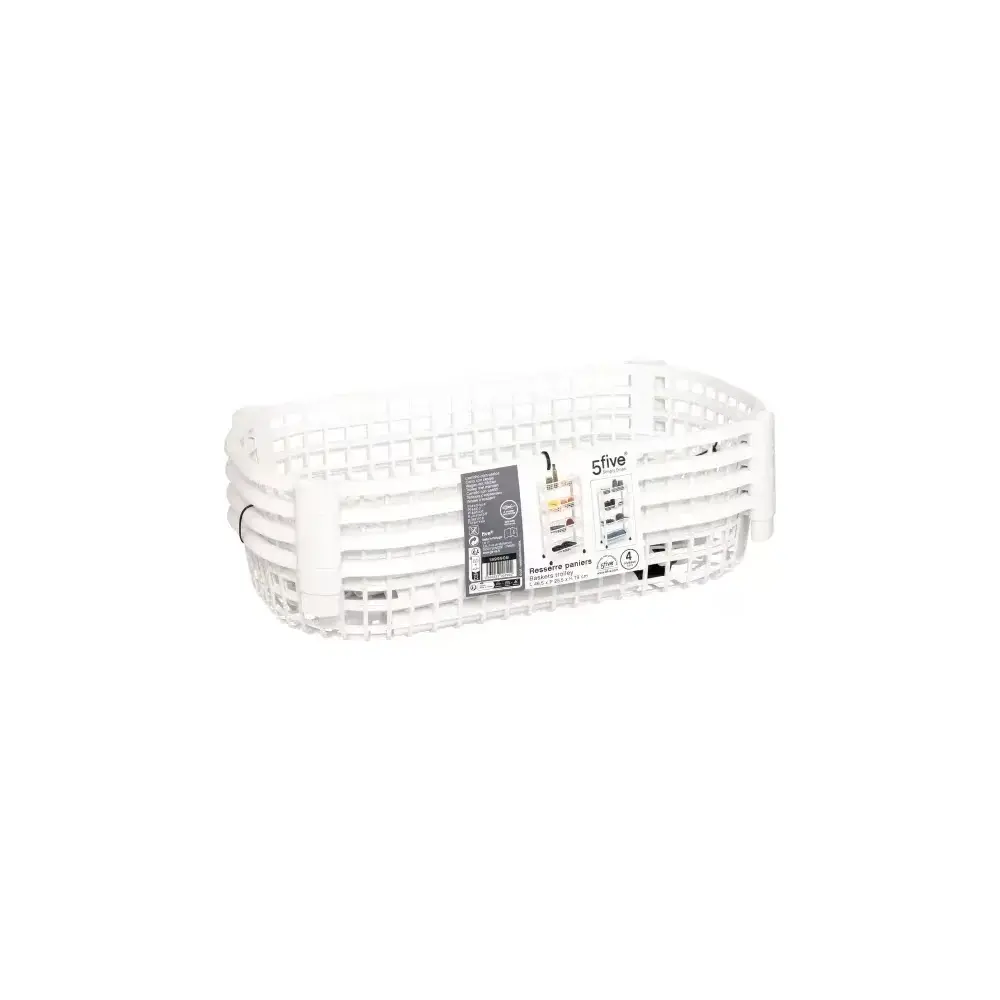 Carrello 4 Piani 5FIVE Bianco 46,5x26x78,8 cm