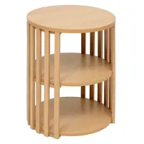 5FIVE Slat Beige tavolino 40x48 cm con 1 ripiano
