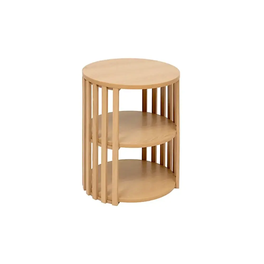 5FIVE Slat Beige tavolino 40x48 cm con 1 ripiano