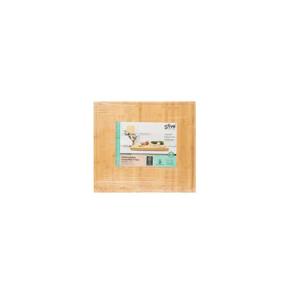 Tagliere Copri Piano 52x58 cm Bambù 5FIVE – Protezione ecologica