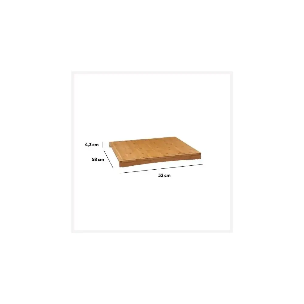Tagliere Copri Piano 52x58 cm Bambù 5FIVE – Protezione ecologica