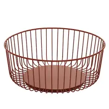 Portafrutta 5FIVE in Metallo 29x11 cm – Color Marrone