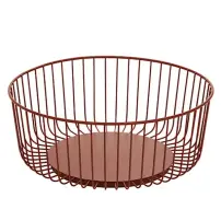 Portafrutta 5FIVE in Metallo 29x11 cm – Color Marrone