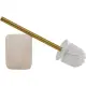 5FIVE Portascopino WC Cloudy 9x36 cm in resina bianco
