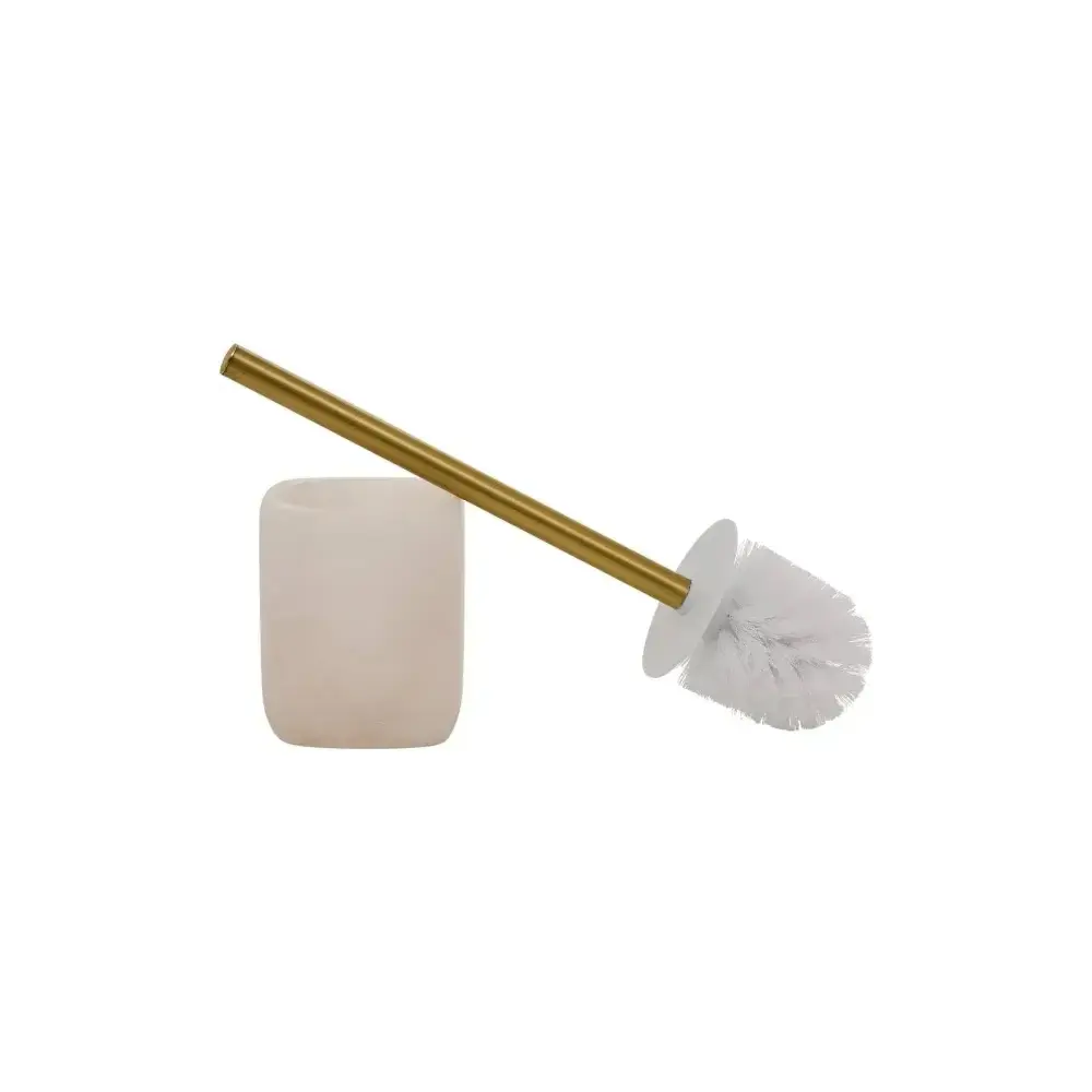 5FIVE Portascopino WC Cloudy 9x36 cm in resina bianco