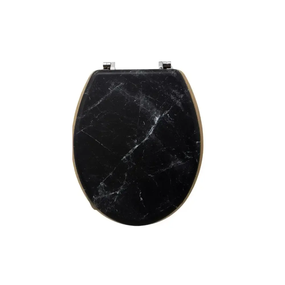 Sedile Wc 174791B Nero Effetto Marmo 5FIVE - 5FIVE