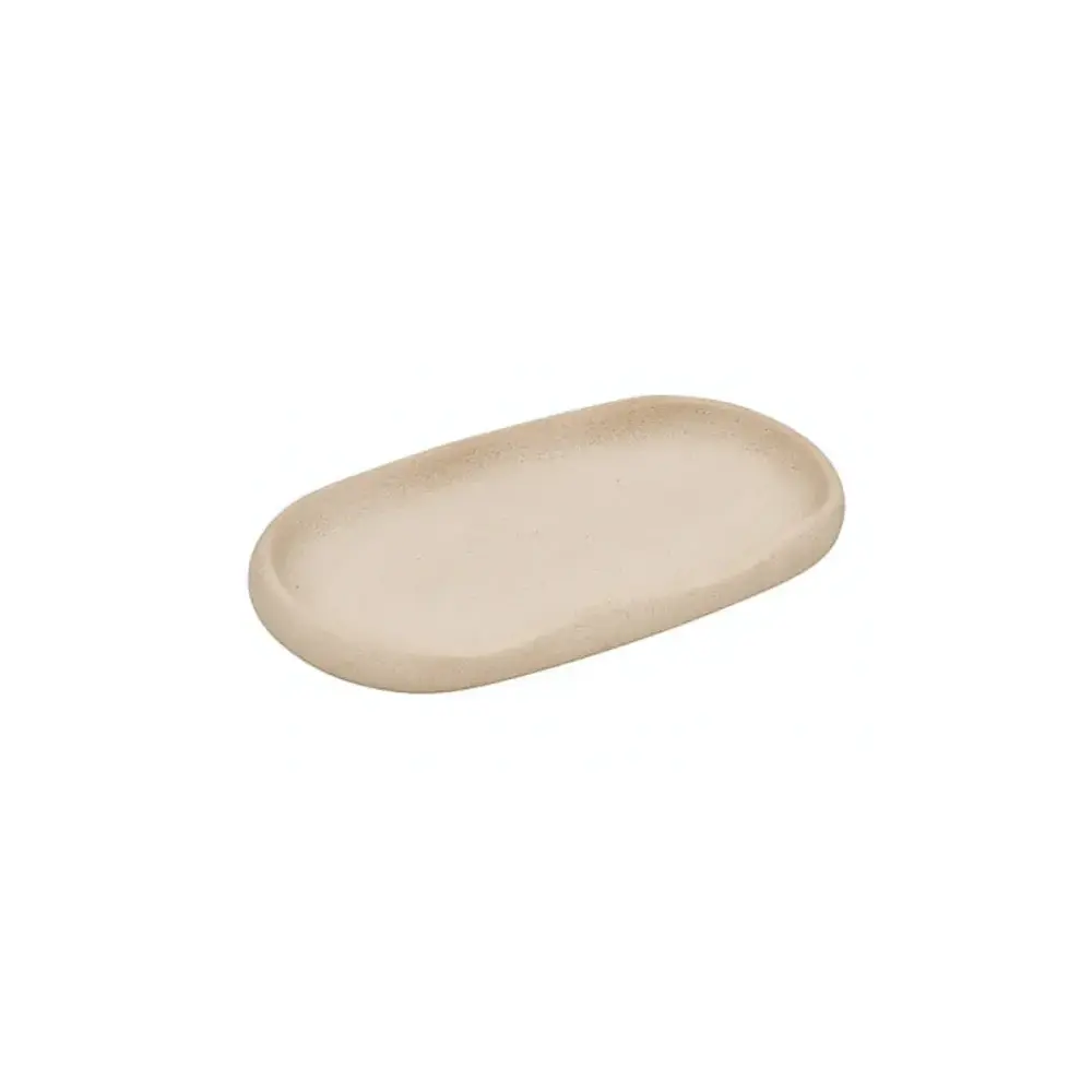 Vassoio Oleya, 23X13 cm, Resina Beige, Bagno, Portaoggetti 5FIVE…
