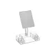 Specchio con Supporto, 14 Scomparti, Acrilico, Organizer, Trucco…