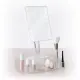 Specchio con Supporto, 14 Scomparti, Acrilico, Organizer, Trucco…
