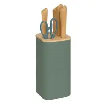 Set 4 Coltelli con Forbici 190134 Sensia Supporto Assortito 5FIVE…