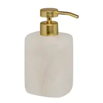 Dispenser Sapone Cloudy Bianco 370 ml In Resina, Distributore Bagno…