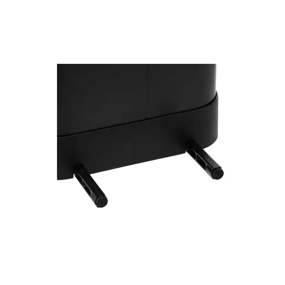 Pattumiera 186188A Ariane 30Lt Inox Nero 5FIVE - 5FIVE