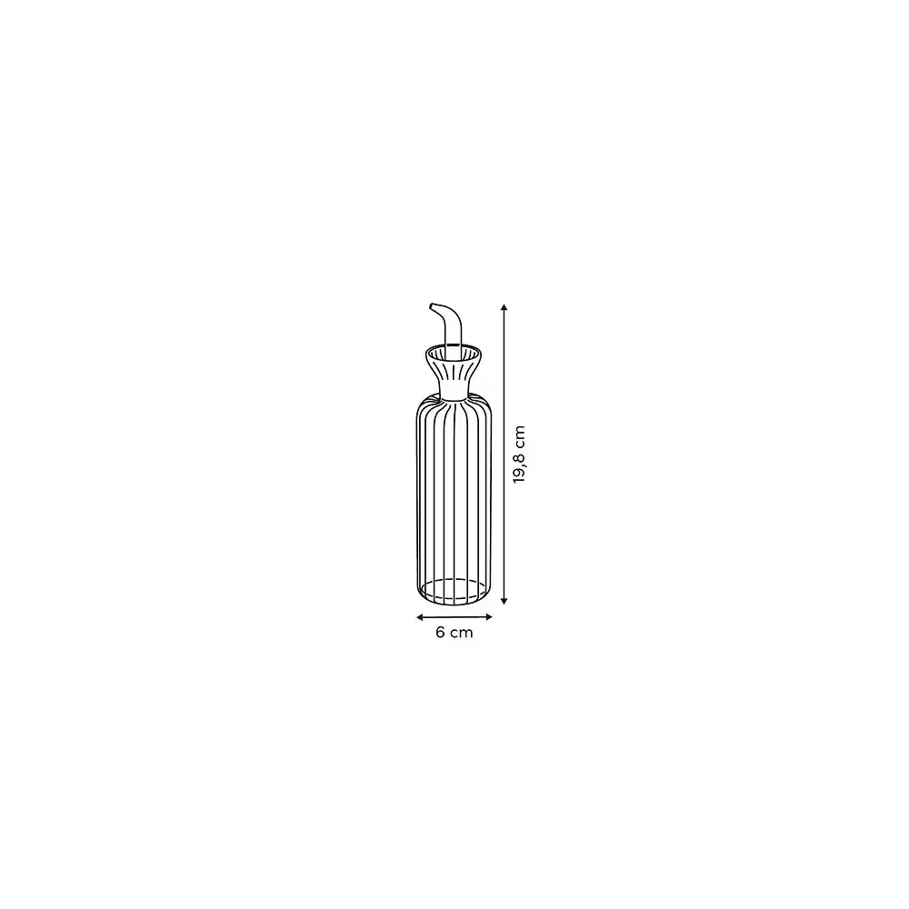 Dosatore Olio Harmony, 0,25 L, Vetro Borosilicato, Oliera, Cucina…
