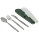 Set Posate In Acciaio con Custodia, Pratico Ed Elegante Per Pasti…