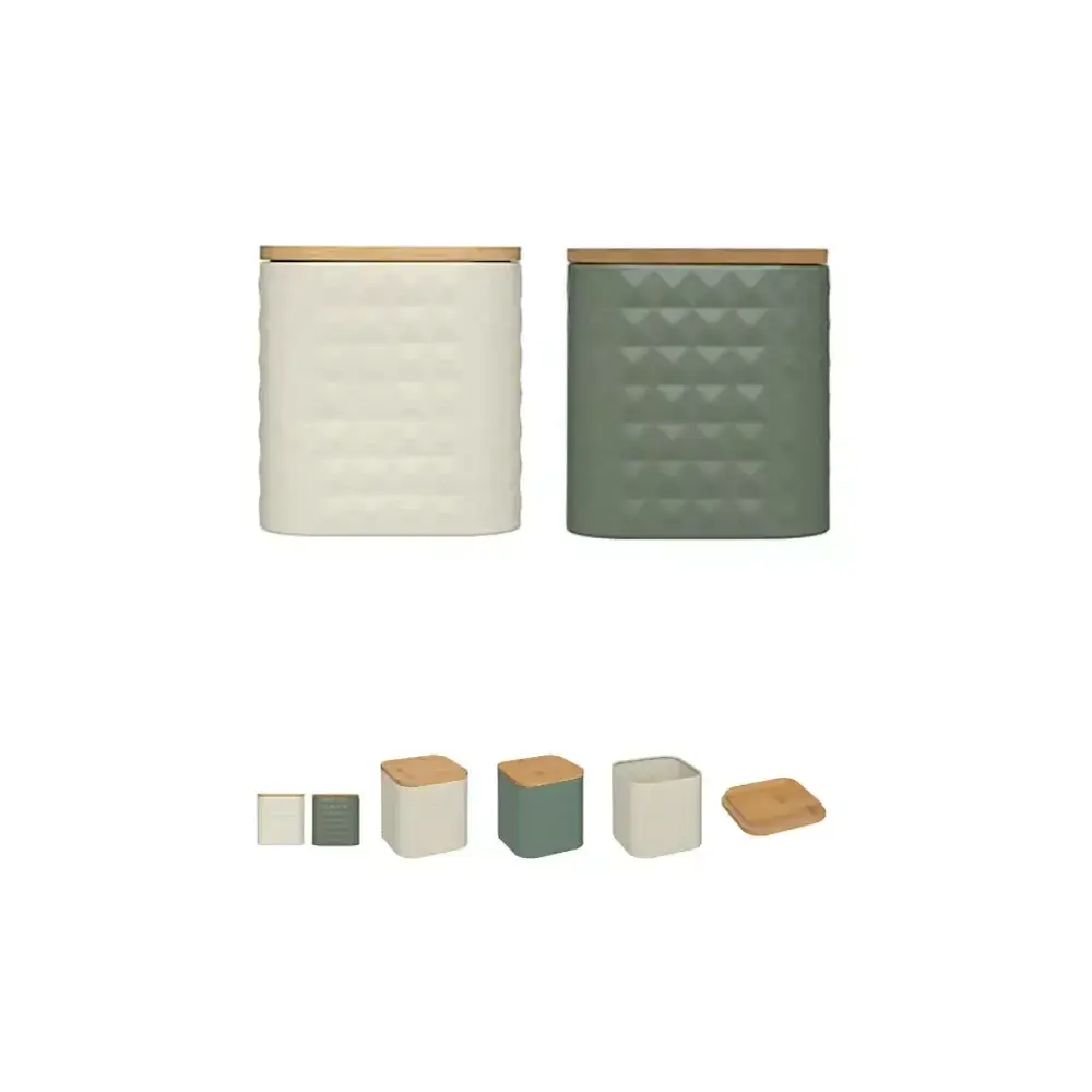 Barattolo Sensia 1,2 L In Metallo E Bamboo – Pratico Versatile…