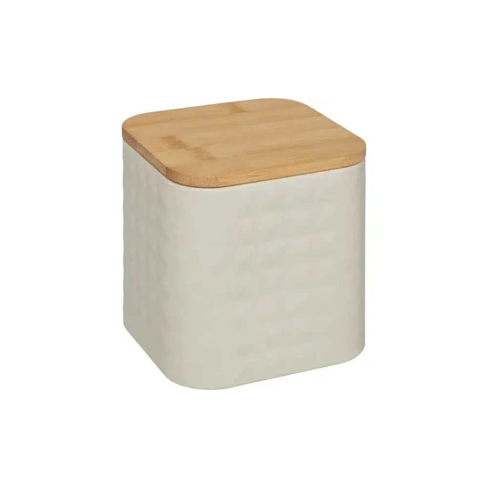 Barattolo Sensia 1,2 L In Metallo E Bamboo – Pratico Versatile…