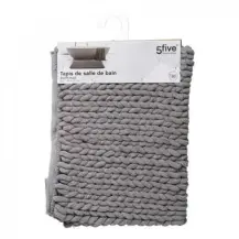Tappeto Bagno 174629B 75X50 grigio 5FIVE - 5FIVE
