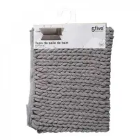Tappeto Bagno 174629B 75X50 grigio 5FIVE - 5FIVE