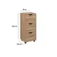 Cassettiera, 3 Cassetti, Mdf, 33X29X80 cm, Naturale, Mobile…