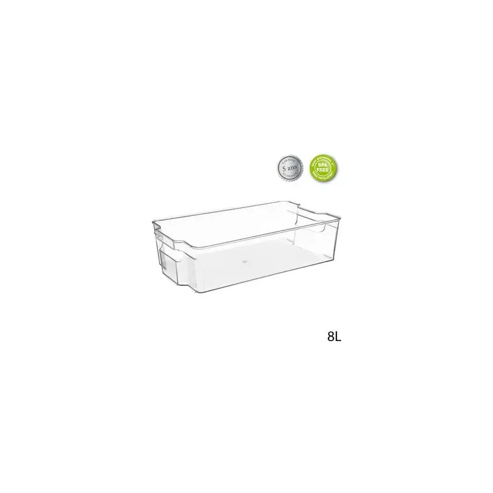 Scatola Frigo, 8 L, 37X22 cm, Contenitore Frigorifero, Organizer…