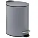 Pattumiera 174528H Bagno 3Lt grigio 5FIVE - 5FIVE