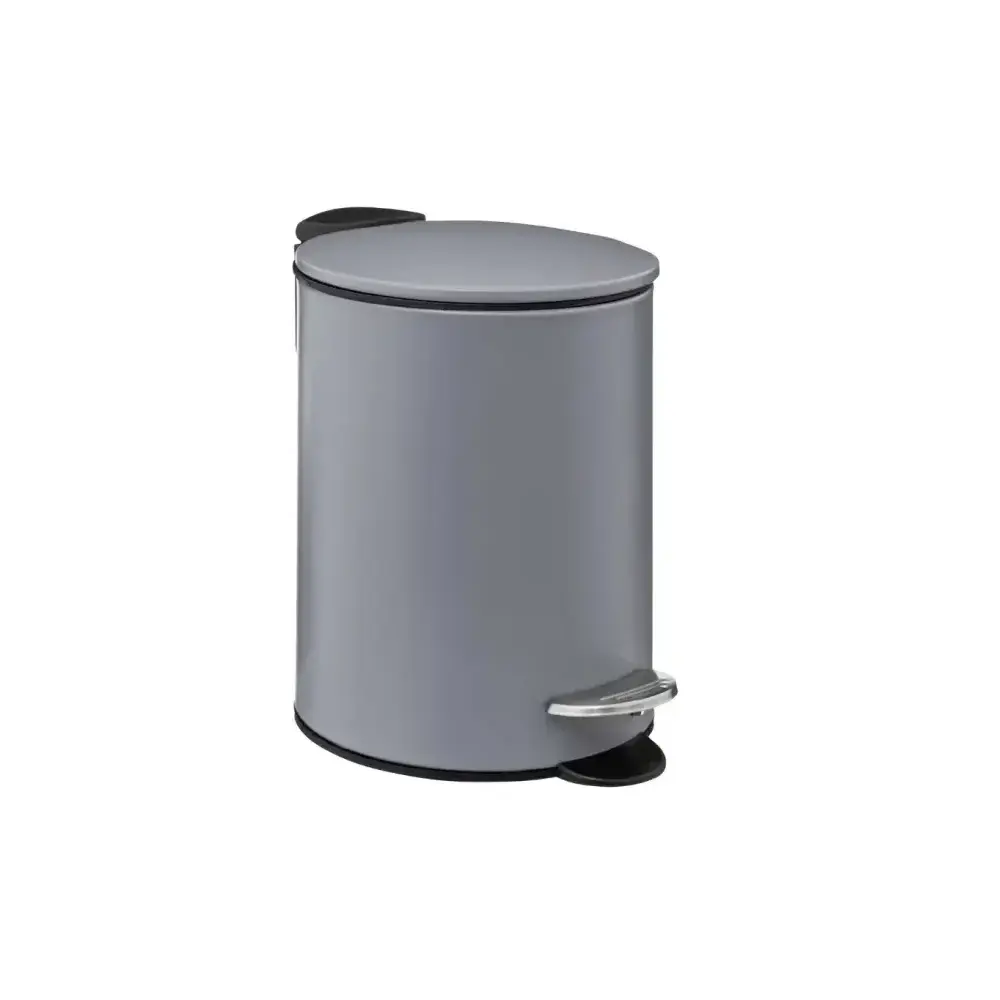 Pattumiera 174528H Bagno 3Lt grigio 5FIVE - 5FIVE