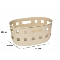 Cesto Portabiancheria Harmony 50 Litri 61X43X28 cm In Plastica 5FIVE…