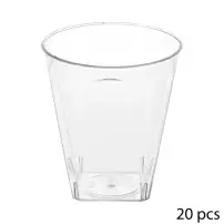 Coppette Aperitivo 20Pz Plastica Trasparente Riutilizzabile 60ml…