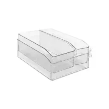 Set 3 Contenitori Frigo, Pet Trasparente, Organizer Frigorifero…