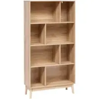 Libreria Abana 8 Scomparti, Beige 80X30X160 cm, Scaffale Moderno…