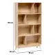 Libreria Abana 8 Scomparti, Beige 80X30X160 cm, Scaffale Moderno…