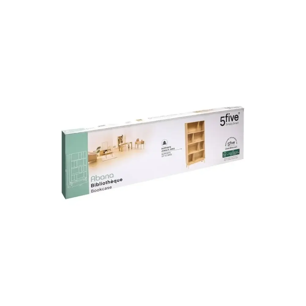 Libreria Abana 8 Scomparti, Beige 80X30X160 cm, Scaffale Moderno…
