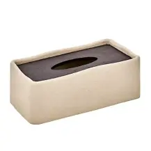 Portasalviette Oleya, 14X10X26 cm, Resina Beige, Porta Salviette…