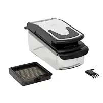 Mandolina Silver Pro Multitaglio 27 cm Nera 190305 5FIVE - 5FIVE