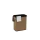 Portabiancheria 100 L, Bamboo Mdf, Tessuto Nero, Cesto Biancheria…