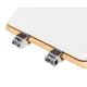 Sedile WC Legno Bianco 36x47 cm con Coperchio 5FIVE