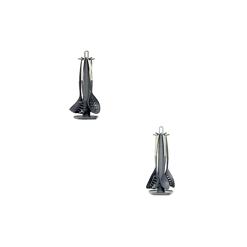 Set 4 Utensili Cucina 209784 con Supporto Assortito 5FIVE - 5FIVE
