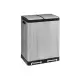 Pattumiera Doppia 186157A Ariane 30+30Lt Inox Argento 5FIVE - 5FIVE
