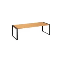 Mensola 167793 Legno con Gambe Nero 5FIVE - 5FIVE