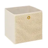 Portaoggetti 212792A Beige 31X31X31 cm 5FIVE - 5FIVE