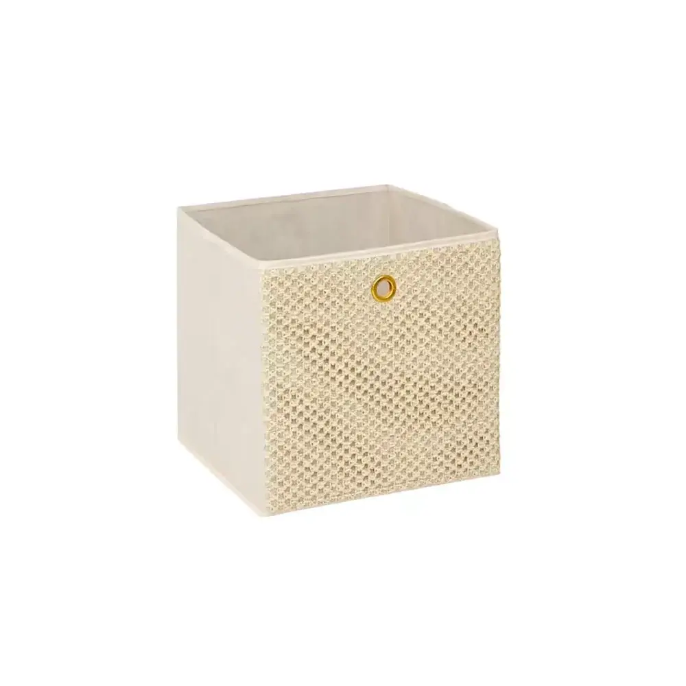 Portaoggetti 212792A Beige 31X31X31 cm 5FIVE - 5FIVE