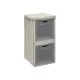 Scatola Contenitore 212772 Cube'N Door 2 Scomparti 30X30X60Cm Beige…