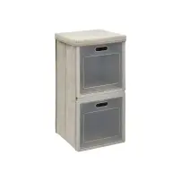 Scatola Contenitore 212772 Cube'N Door 2 Scomparti 30X30X60Cm Beige…