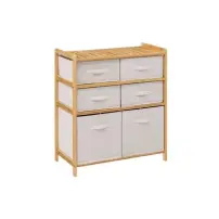 Mobiletto 174905 Bamboo 66X33X78Cm 6Cassetti 5FIVE - 5FIVE