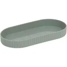Set 2 Accessori Bagno Verde con Vassoio 214781, Kit Moderno 5FIVE…