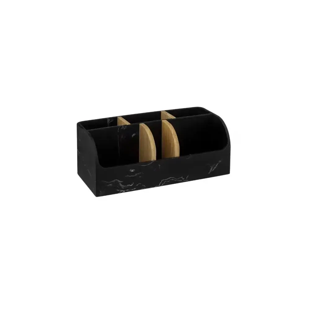Portautensili Bagno 174792B Nero 5FIVE - 5FIVE