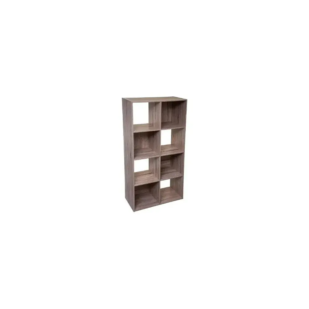 Scaffale Legno, 8 Scomparti, 67X32X134 cm, Libreria Mobile…